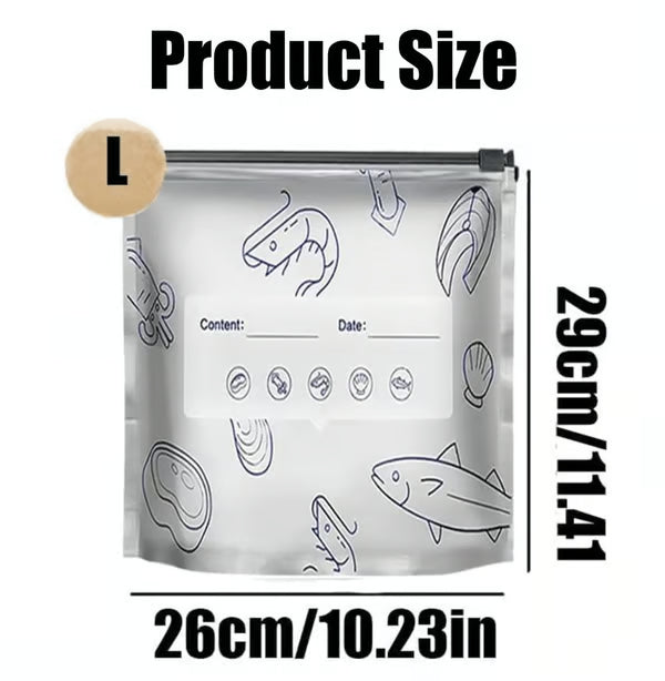 ✨ Reusable Aluminum Foil Sealable Storage Bags 🌱