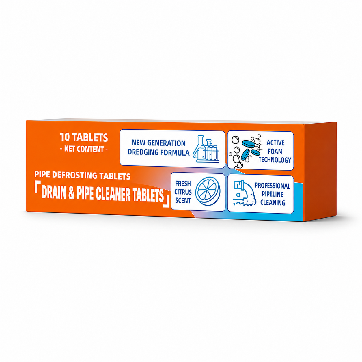 ๐ฅActive Oxygen Foaming Drain Cleaner Tablets โ Weekly Care for Kitchen & Bathroom Drains