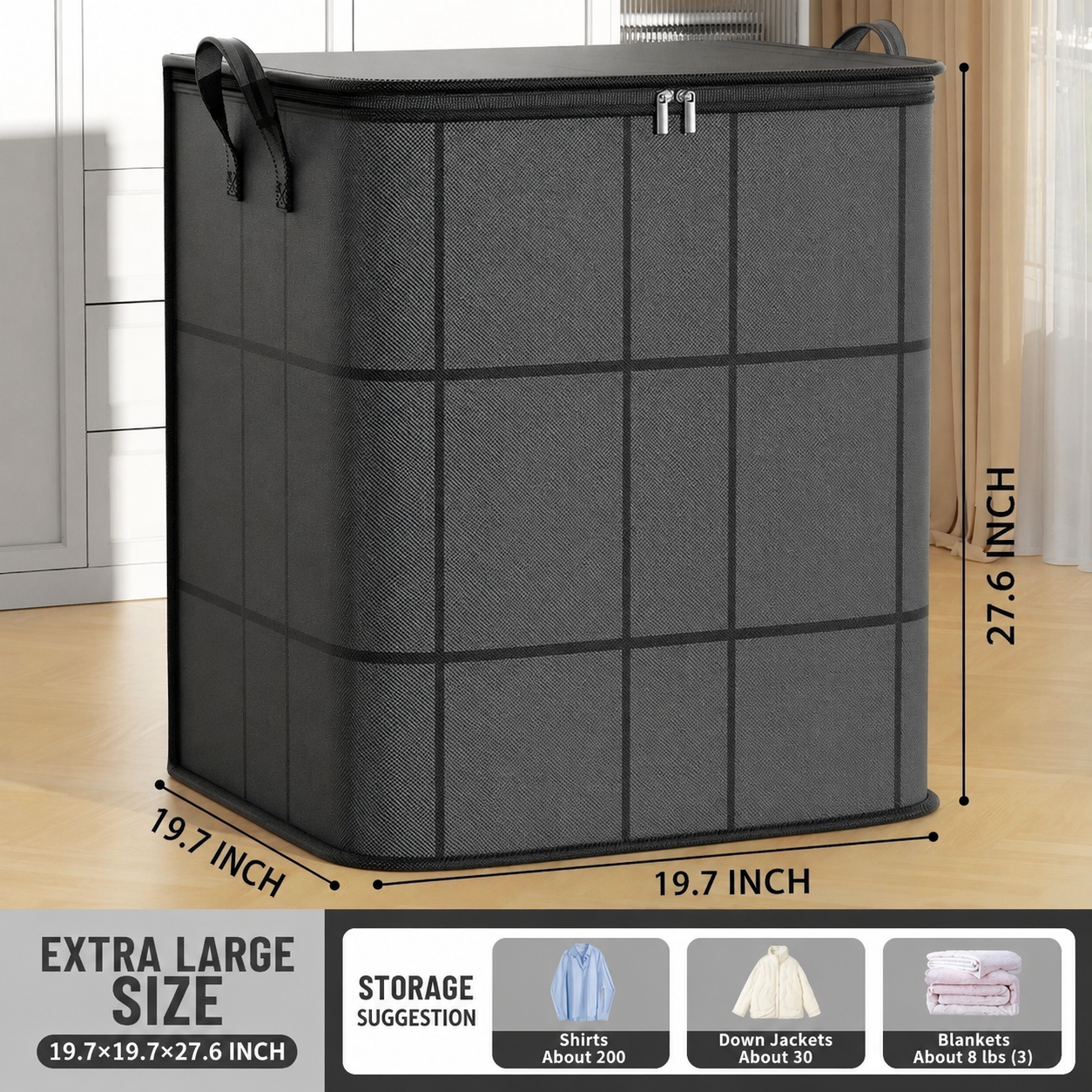 XXL Heavy-Duty Moving & Closet Storage Bin