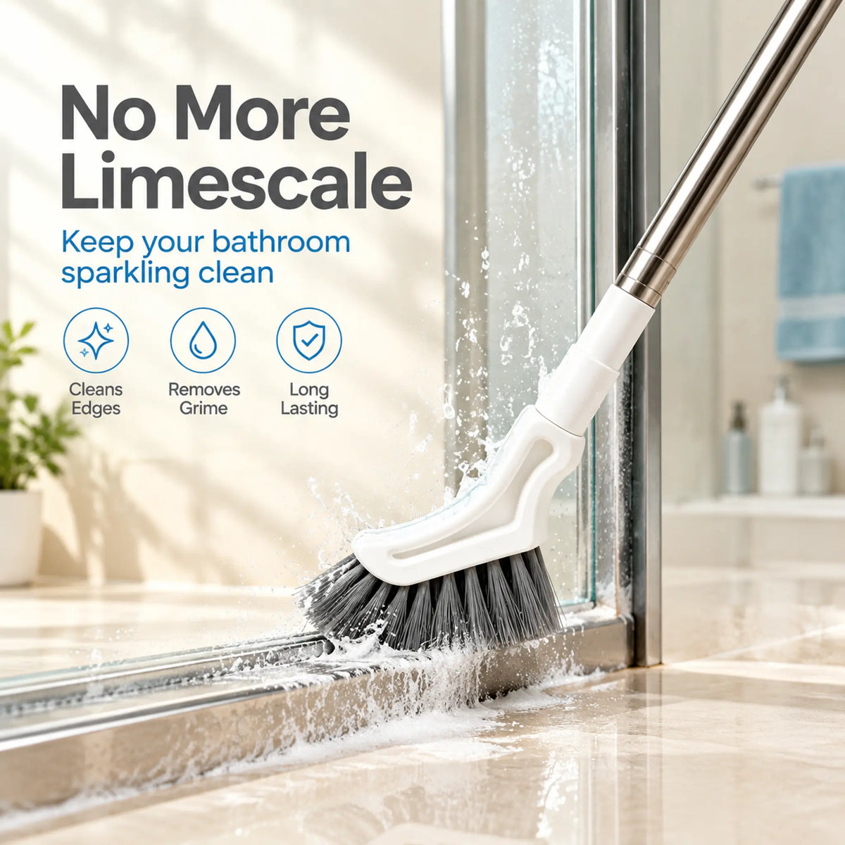 🧼 Telescopic Crevice Cleaning Brush – Reach Deep, Scrub Every Gap