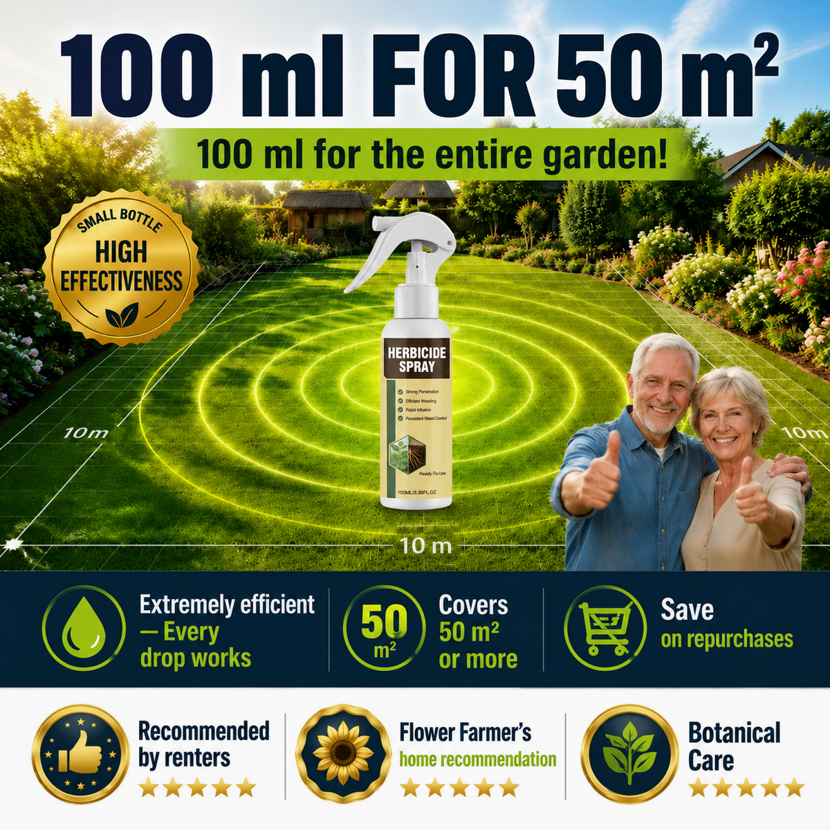 🔥🔥🔥2026 SALE - Fast-Acting Weed & Grass Killer Spray – Targets Weeds to the Root