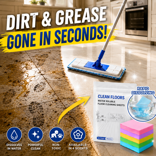✨ 4-in-1 Floor Cleaning Sheets – Deep Clean & Streak-Free Shine