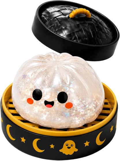 🔥 55% OFF TODAY 🎃 Healrize® Halloween Steamed Bun Squishy Random Mystery Box | 6 Spooky Styles to Collect🎃
