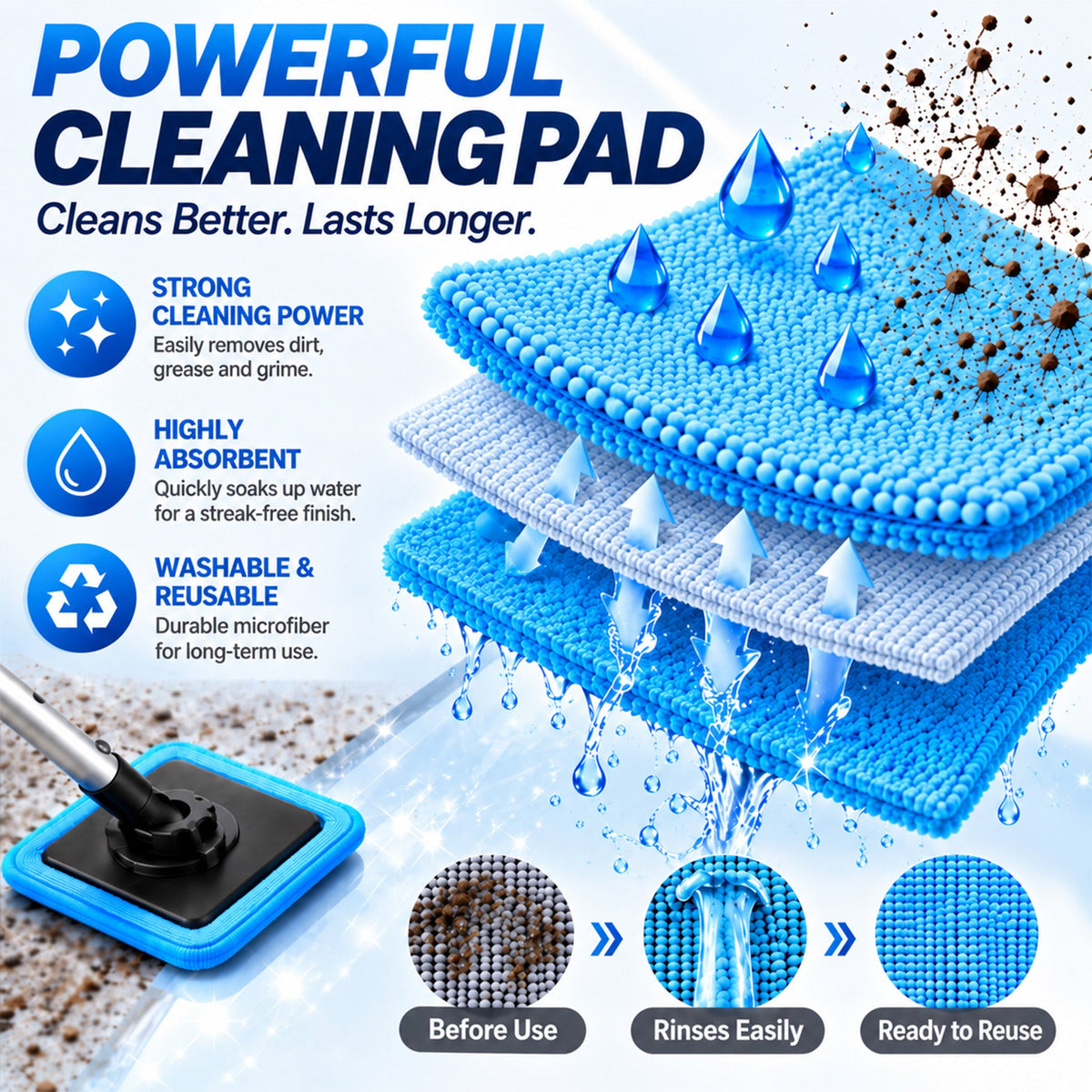 All-In-One Magnetic Glass Cleaner — Dual-Side Cleaning, Washable Pads & Versatile Home and Car Use | One Kit. Cleaner Glass. Less Effort. 💎