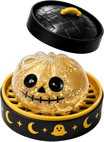 🔥 55% OFF TODAY 🎃 Healrize® Halloween Steamed Bun Squishy Random Mystery Box | 6 Spooky Styles to Collect🎃
