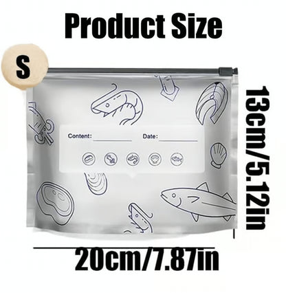 ✨ Reusable Aluminum Foil Sealable Storage Bags 🌱