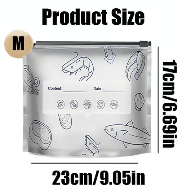 ✨ Reusable Aluminum Foil Sealable Storage Bags 🌱