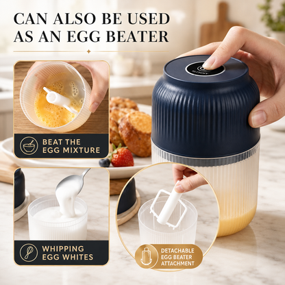 Electric Garlic & Food Chopper – USB Rechargeable Mini Kitchen Chopper