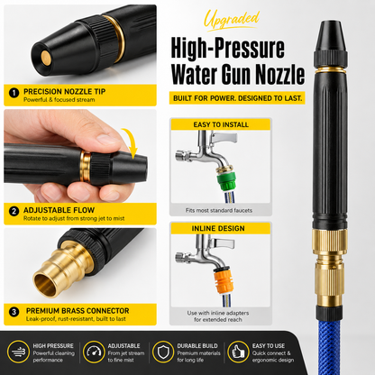 🚗LAST DAY 50% OFF TIMNAMY®Powerful High-Pressure Home Car Wash & Garden Sprayer✨✨3