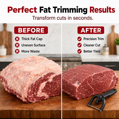 🥩Professional Meat Fat Trimmer – Up to 10X Faster Prep
