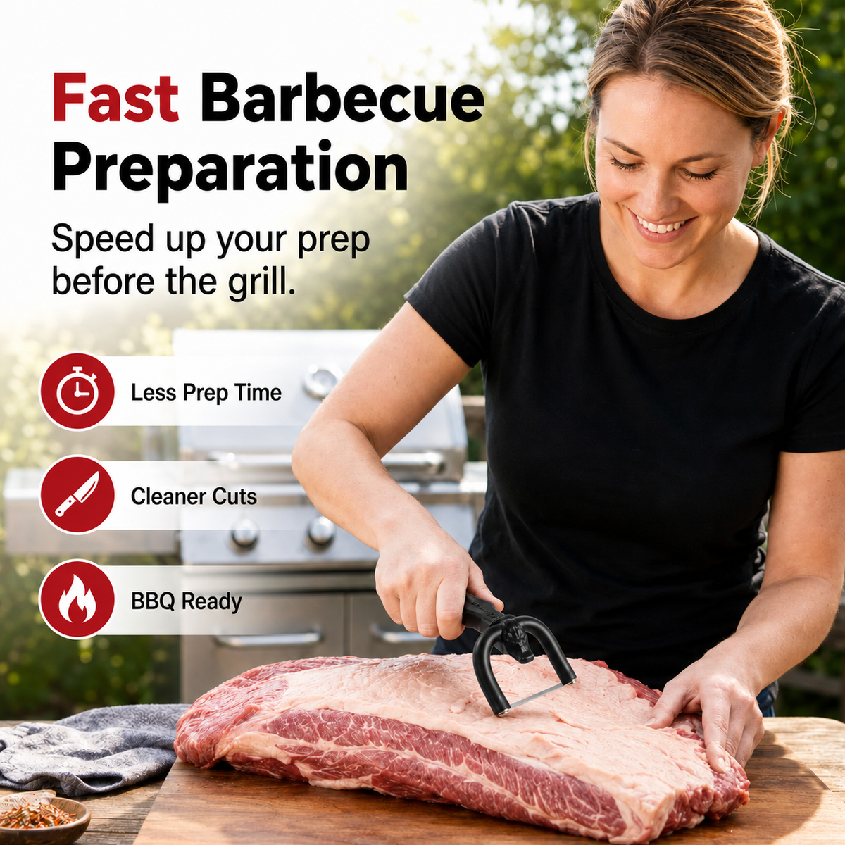 🥩Professional Meat Fat Trimmer – Up to 10X Faster Prep