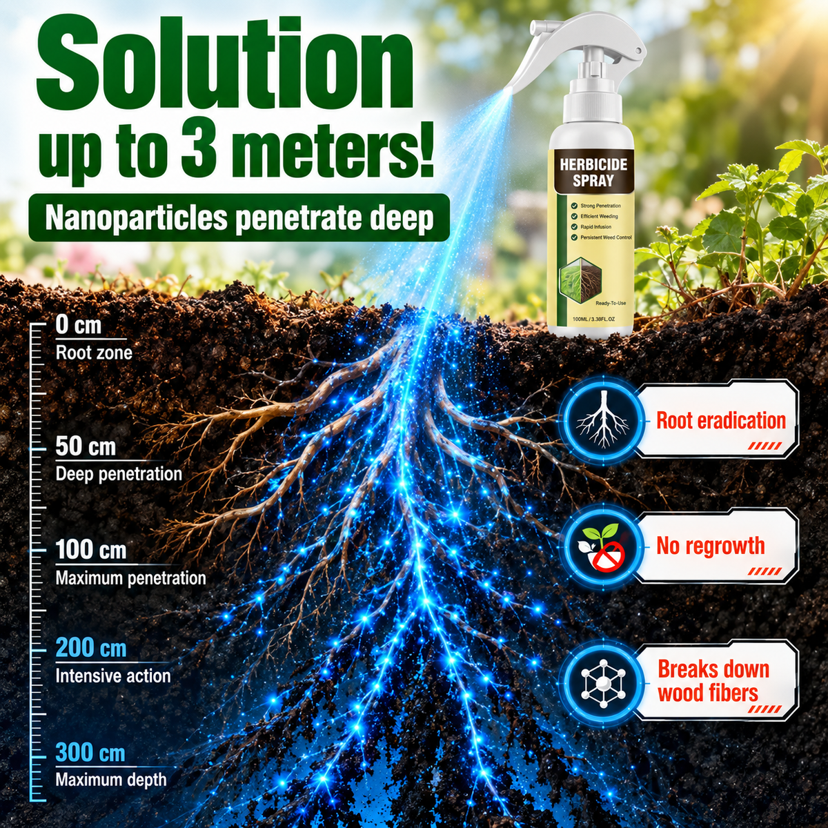 🔥🔥🔥2026 SALE - Fast-Acting Weed & Grass Killer Spray – Targets Weeds to the Root