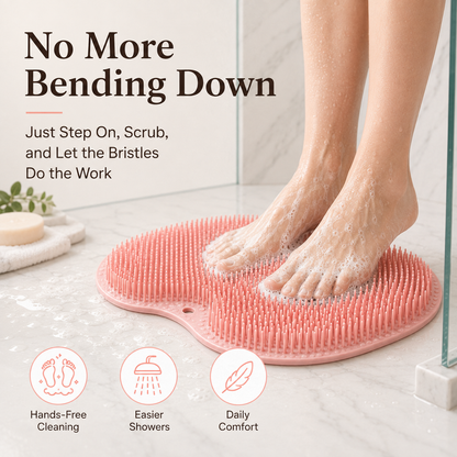 🚿🦶 Foot Spa Scrubber Mat