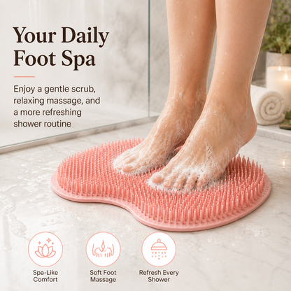 🚿🦶 Foot Spa Scrubber Mat