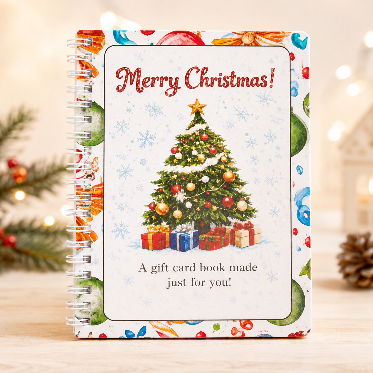 🎁 Christmas Gift Card Surprise Book – Turn Gift Cards Into 12 Holiday Surprises