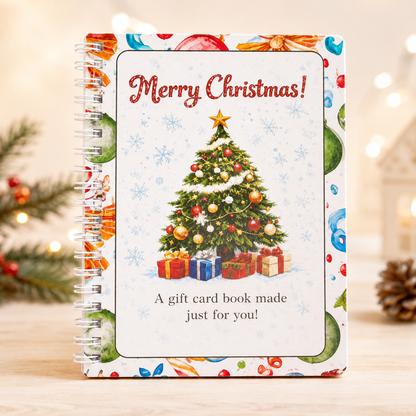 🎁 Christmas Gift Card Surprise Book – Turn Gift Cards Into 12 Holiday Surprises