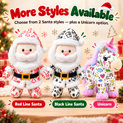 coloring plush toy