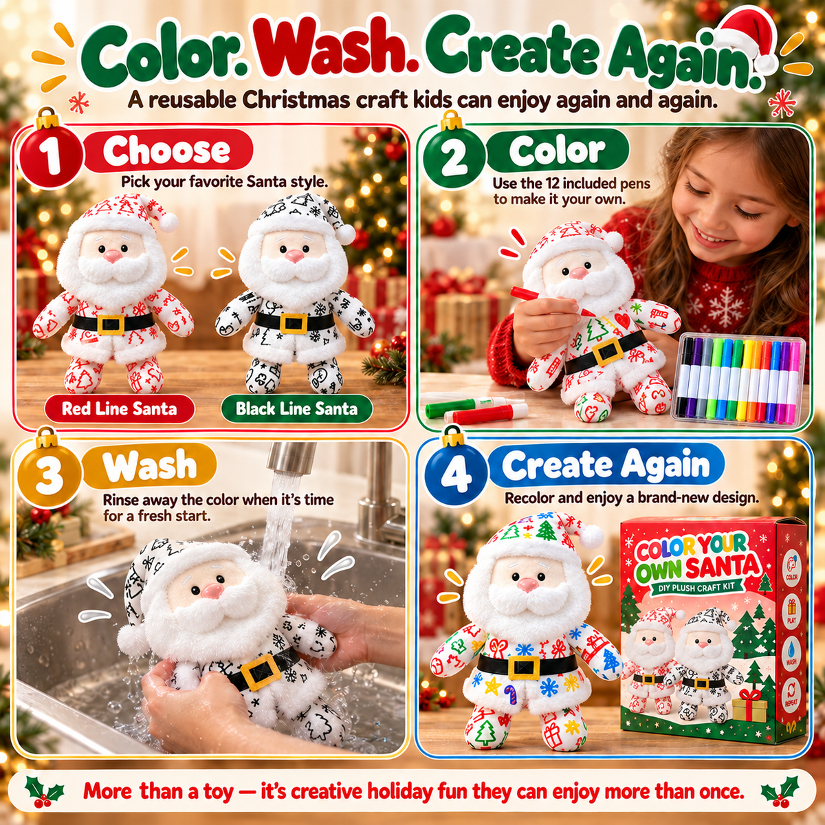 coloring plush toy