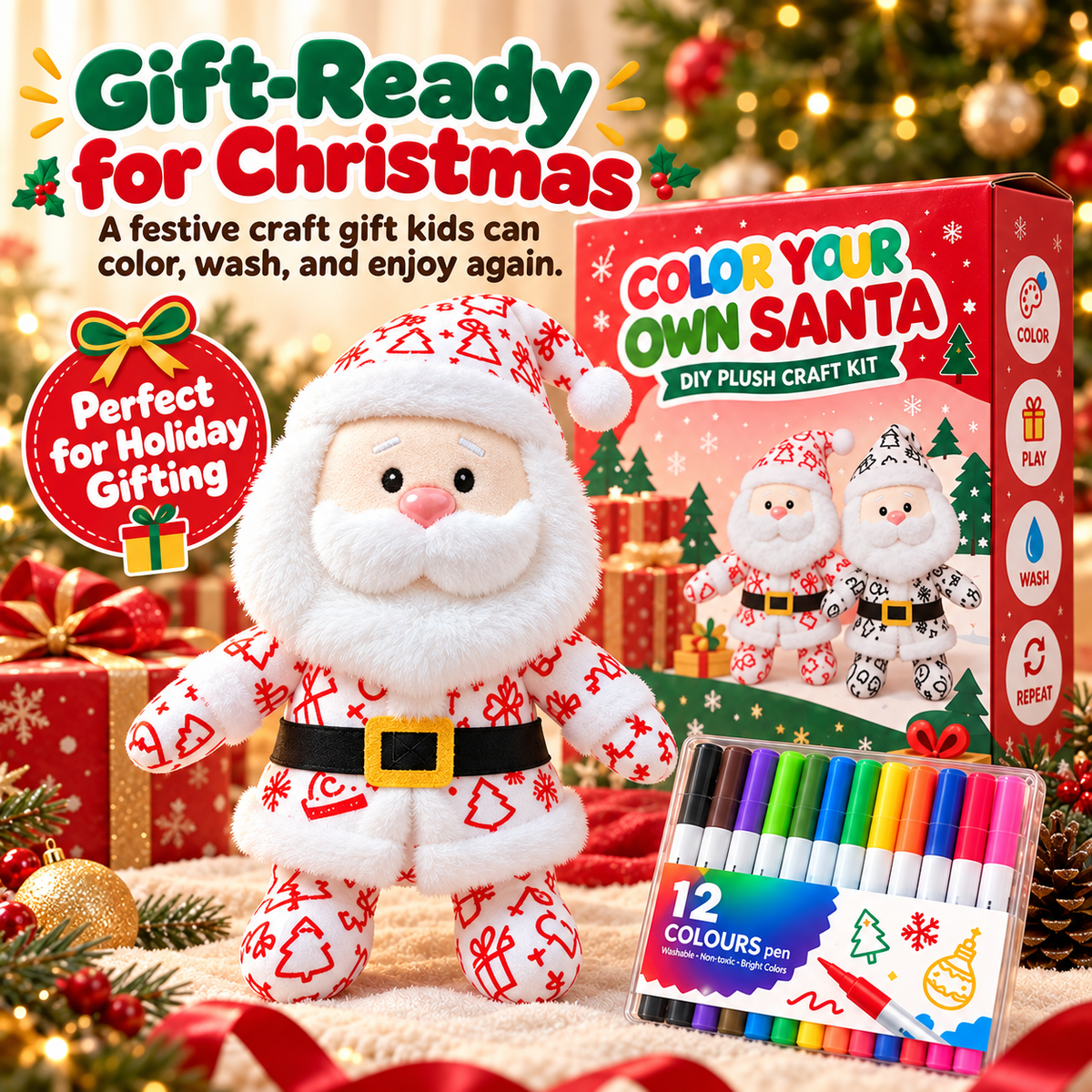 coloring plush toy