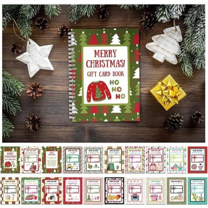 🎁 Christmas Gift Card Surprise Book – Turn Gift Cards Into 12 Holiday Surprises