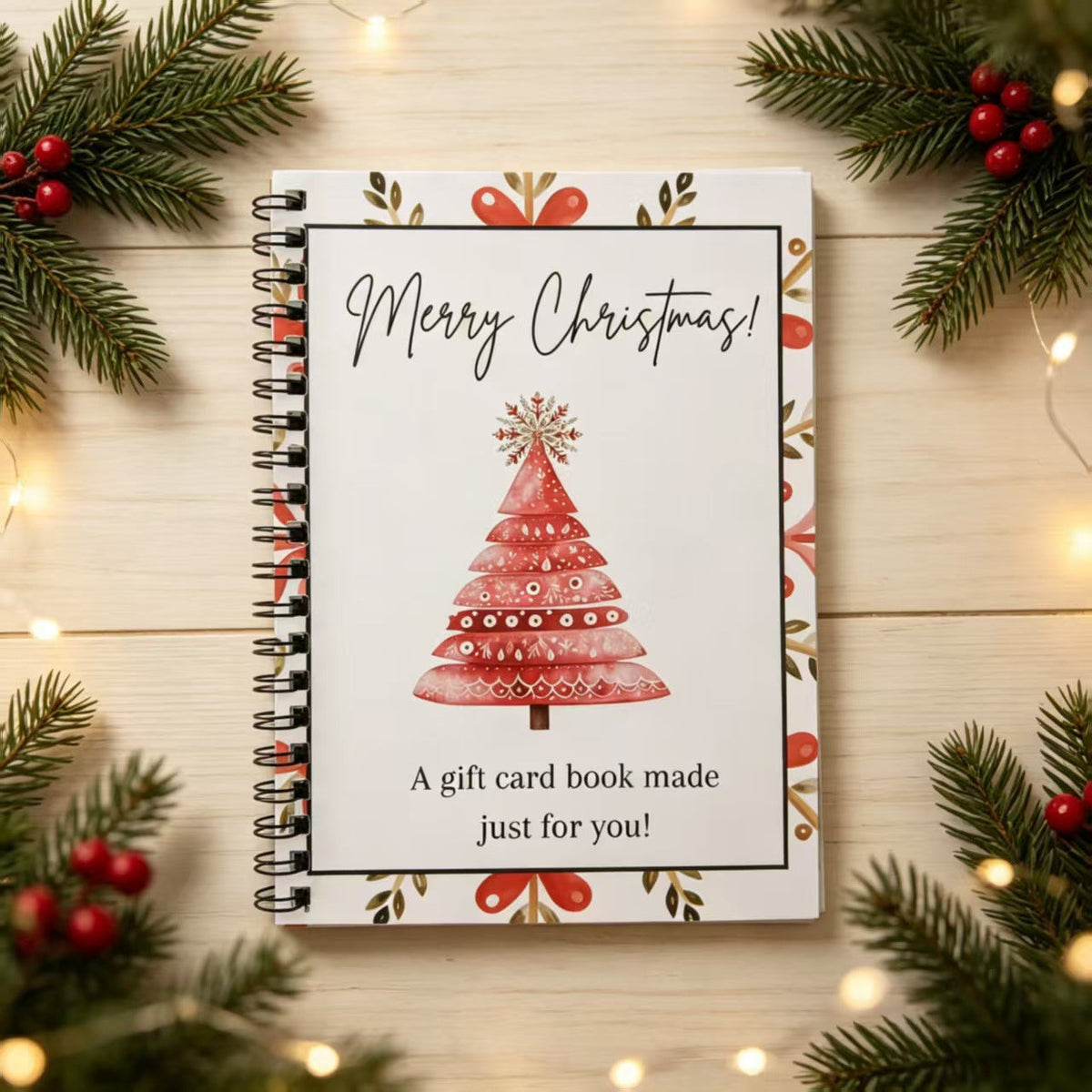 🎁 Christmas Gift Card Surprise Book – Turn Gift Cards Into 12 Holiday Surprises