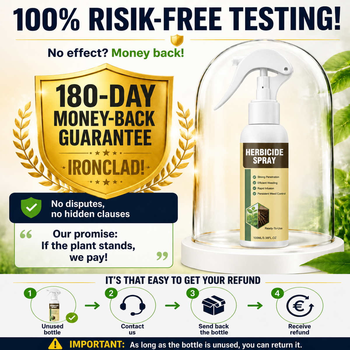 🔥🔥🔥2026 SALE - Fast-Acting Weed & Grass Killer Spray – Targets Weeds to the Root
