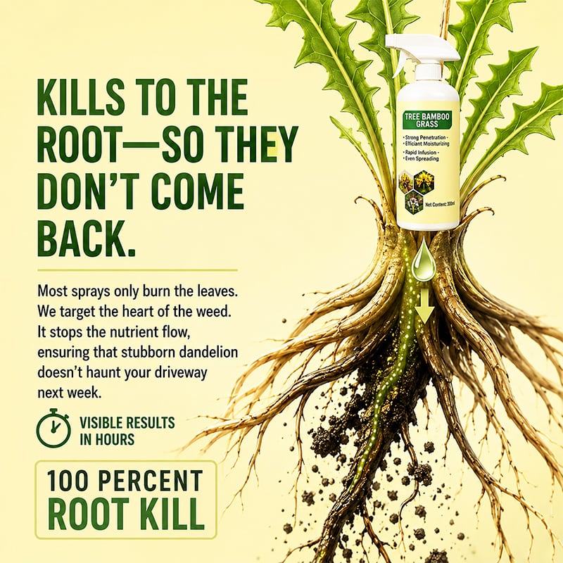 🔥 2026 SALE - Full-Size 300ML Fast-Acting Weed & Grass Killer Spray