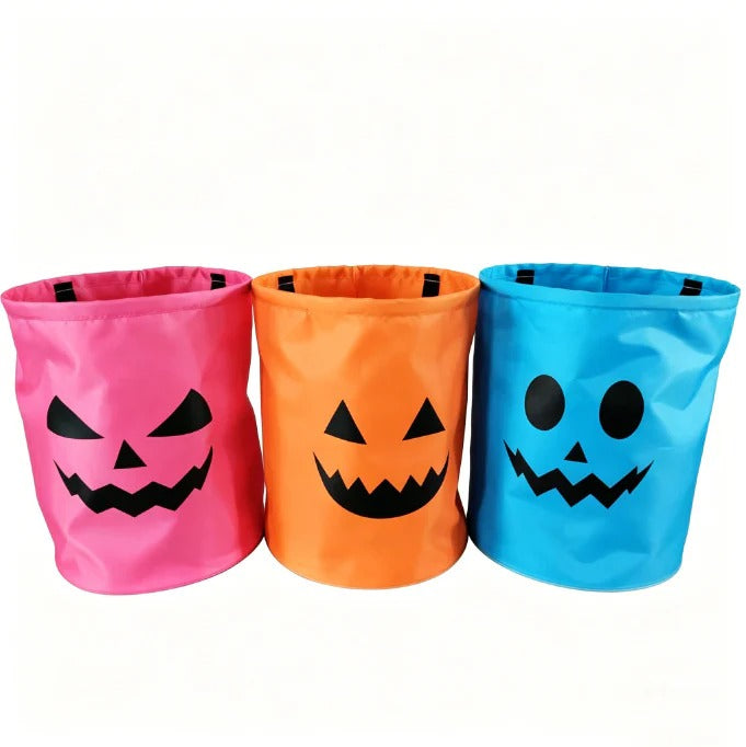 🎃LED Light-Up Halloween Candy Bucket Set – 3 or 4 Colors 👻