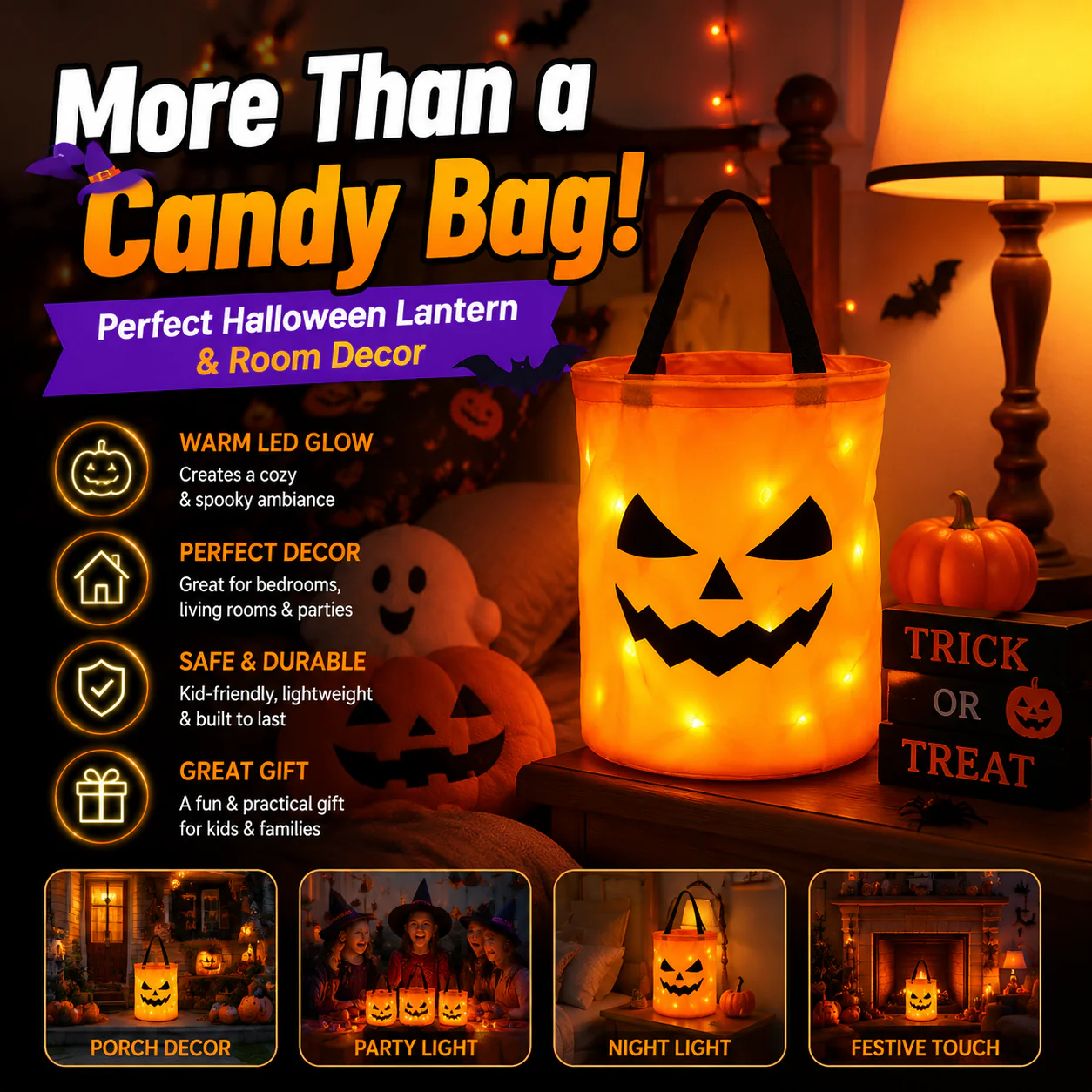 🎃Halloween Candy Bucket Set! 👻