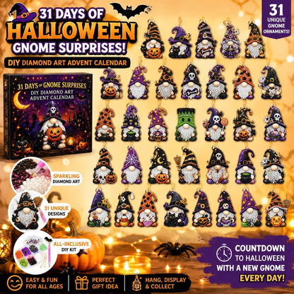 🎃🎄 Gnome Diamond Painting Advent Calendar – Halloween, Christmas & More