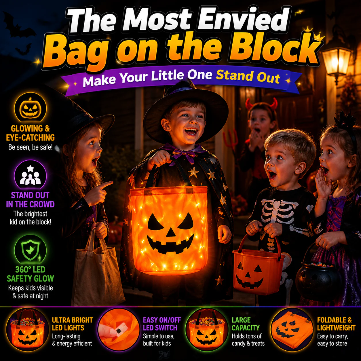 🎃Halloween Candy Bucket Set! 👻