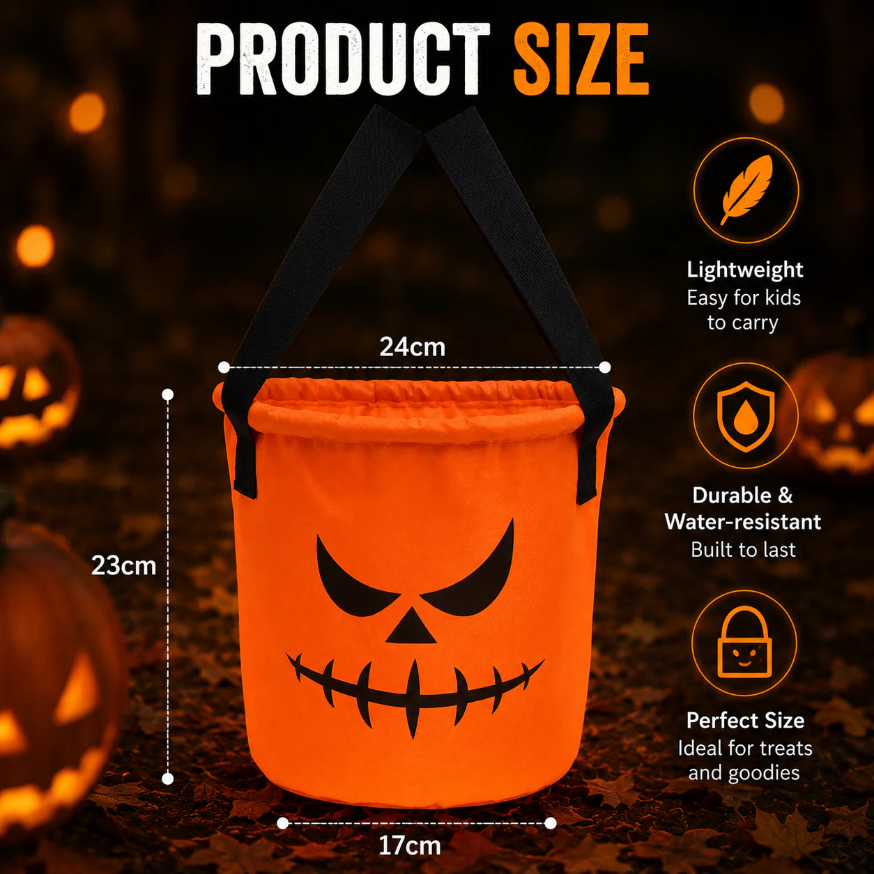 🎃Halloween Candy Bucket Set! 👻