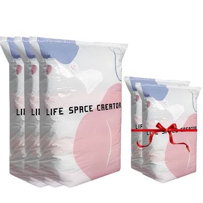 💨 No-Pump 3D Vacuum Storage Bags — Compress in Seconds & Save Up to 80% Space