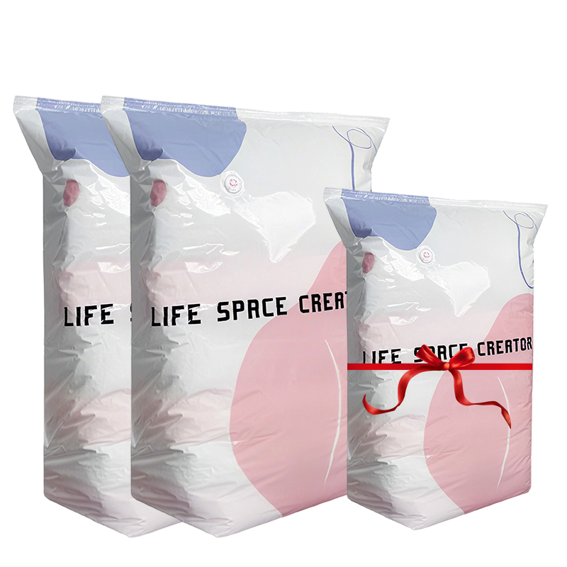 💨 No-Pump 3D Vacuum Storage Bags — Compress in Seconds & Save Up to 80% Space