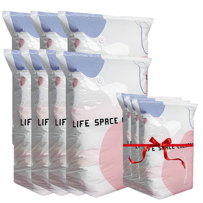 💨 No-Pump 3D Vacuum Storage Bags — Compress in Seconds & Save Up to 80% Space