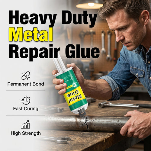 Steel-Reinforced 2-Part Metal Repair Epoxy | Fast, Waterproof & Built to Last