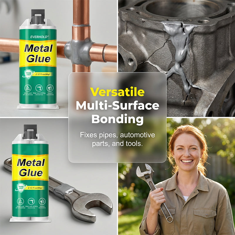Steel-Reinforced 2-Part Metal Repair Epoxy | Fast, Waterproof & Built to Last