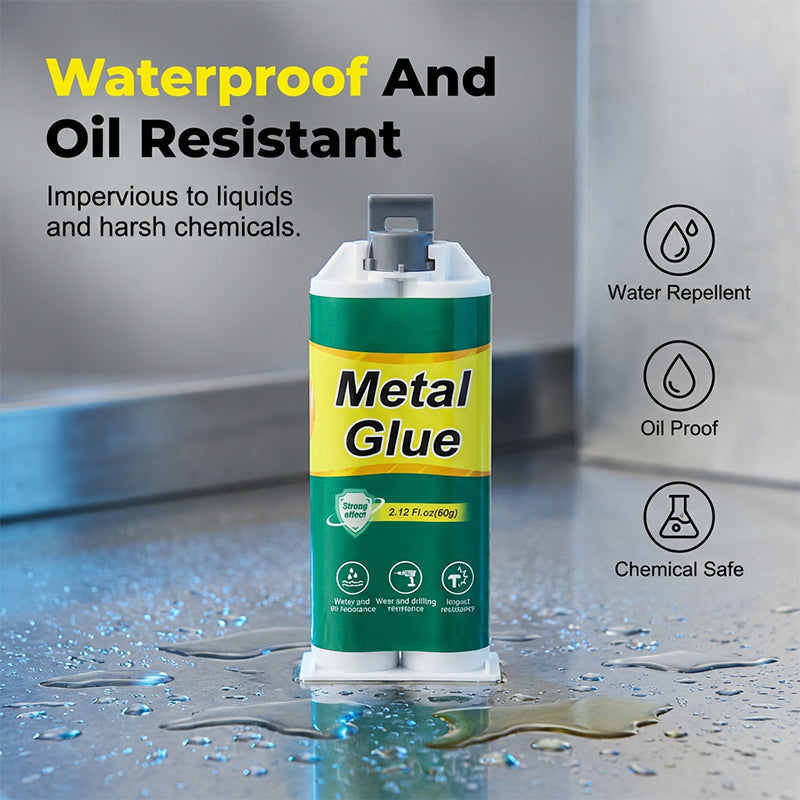 Steel-Reinforced 2-Part Metal Repair Epoxy | Fast, Waterproof & Built to Last