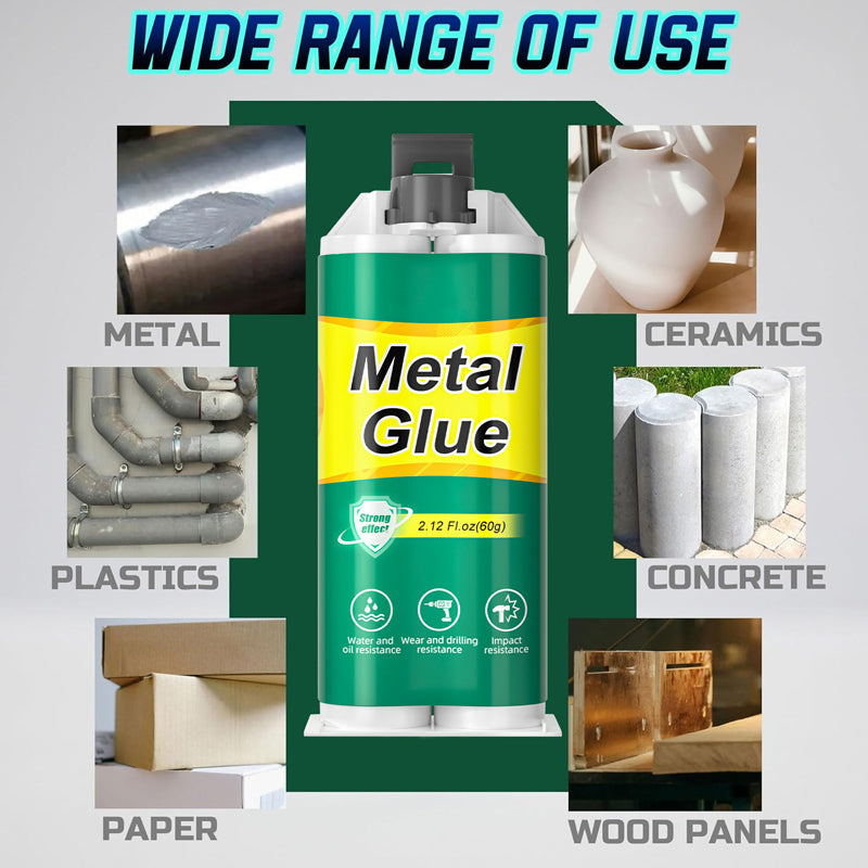 Steel-Reinforced 2-Part Metal Repair Epoxy | Fast, Waterproof & Built to Last