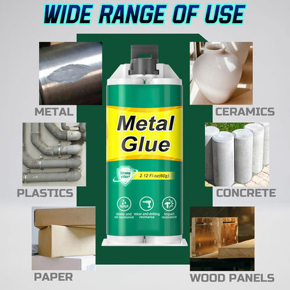 Steel-Reinforced 2-Part Metal Repair Epoxy | Fast, Waterproof & Built to Last