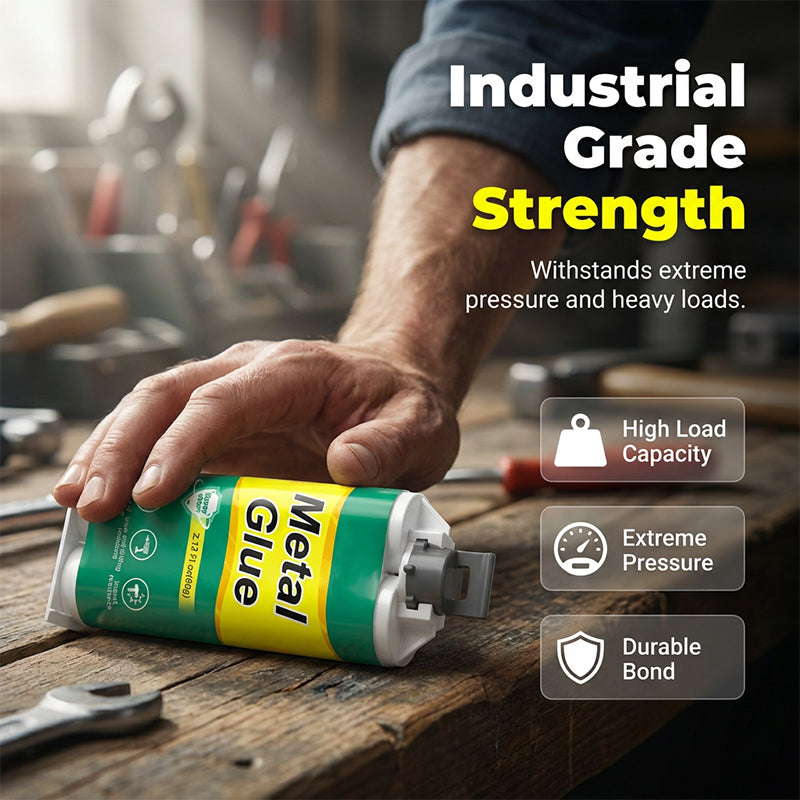 Steel-Reinforced 2-Part Metal Repair Epoxy | Fast, Waterproof & Built to Last