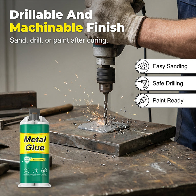 Steel-Reinforced 2-Part Metal Repair Epoxy | Fast, Waterproof & Built to Last