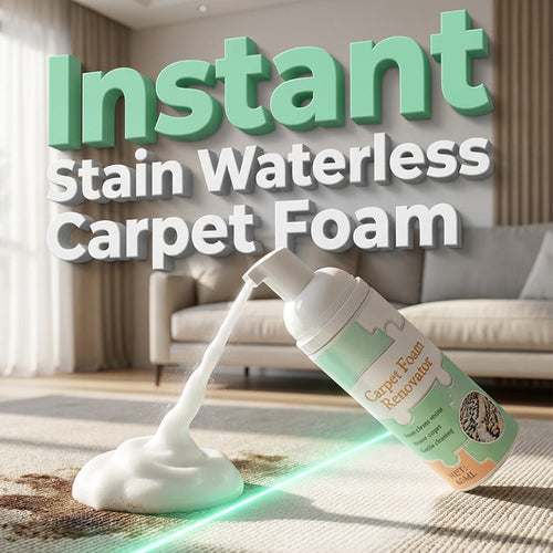 🔥 Fast-Acting Waterless Carpet Foam Stain Remover – Deep Clean in Minutes🥰