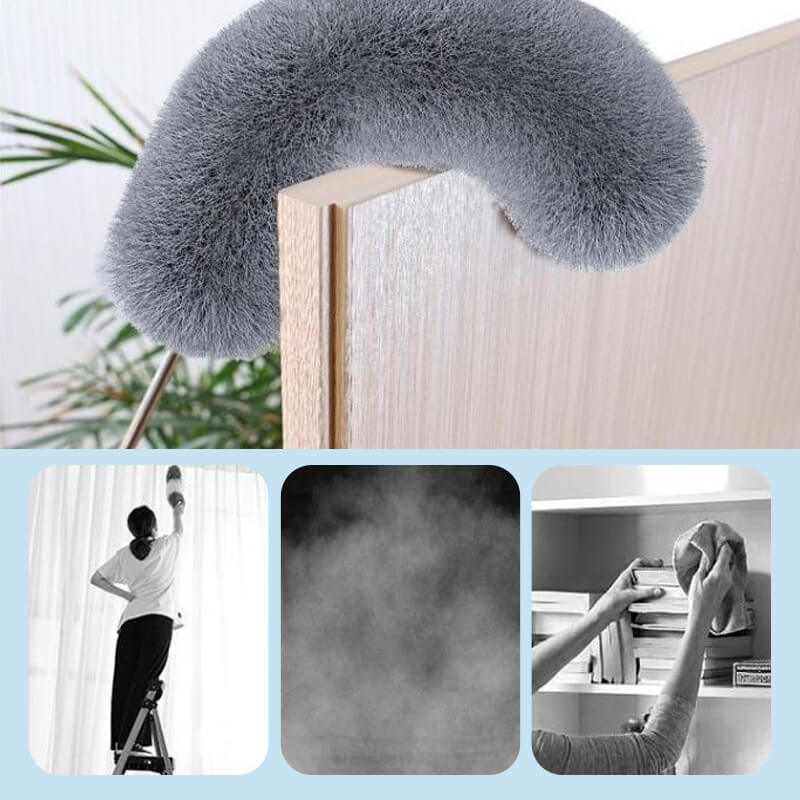 ✨🧹 Telescopic Microfiber Duster – Clean High & Hard-to-Reach Areas
